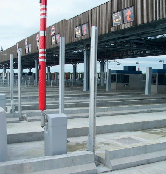 Séparateur et classificateur optique de véhicules à l'entrée d'un péage